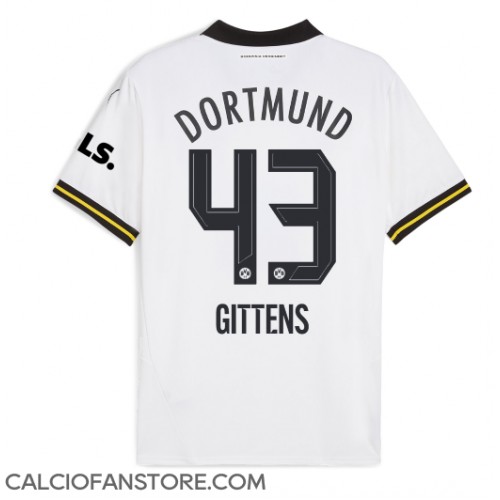 Maglia Calcio Borussia Dortmund Jamie Bynoe-Gittens #43 Terza Divisa 2024-25 Manica Corta